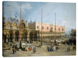 Obraz na płótnie  The Square of Saint Mark's - Antonio Canaletto