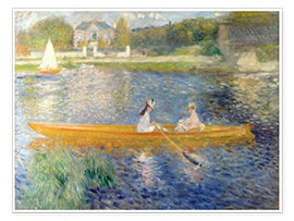 Plakat  The Seine at Asnieres - Pierre-Auguste Renoir