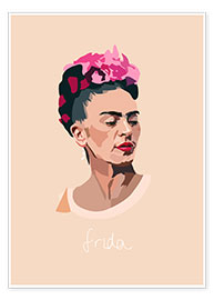 Plakat Portret Fridy Kahlo