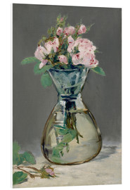 Obraz na PCV  Roses in a vase - Édouard Manet