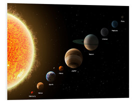 Obraz na PCV  Planety (angielski)
