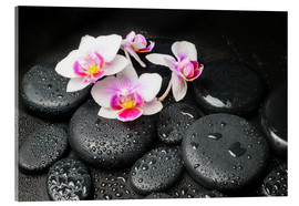 Obraz na szkle akrylowym  Spa still life with orchid
