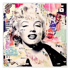 Plakat  Marilyn Monroe - Michiel Folkers