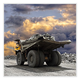 Plakat  Severe weather in the gravel pit