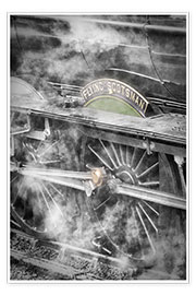 Plakat  The Flying Scotsman steam-train - John Potter