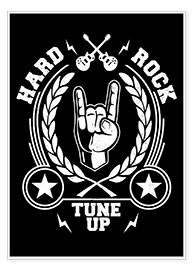 Plakat  Hard rock - Durro Art