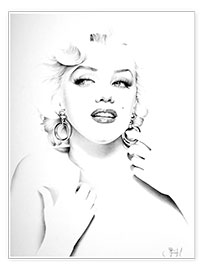 Plakat  Marilyn Monroe - Ileana Hunter