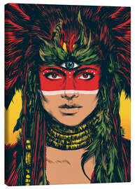 Obraz na płótnie  Aztec goddess - Paola Morpheus