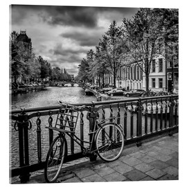 Obraz na szkle akrylowym  AMSTERDAM Emperors Canal - Melanie Viola