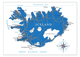 Plakat  Iceland