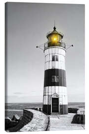 Obraz na płótnie  Lighthouse with yellow light