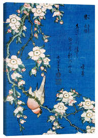 Obraz na płótnie  Gil i płacząca wiśnia - Katsushika Hokusai