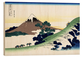 Obraz na drewnie  inume pass in the kai province - Katsushika Hokusai