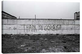 Obraz na płótnie  graffiti on the Berlin Wall
