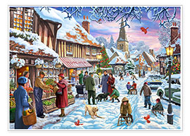 Plakat Winter scene