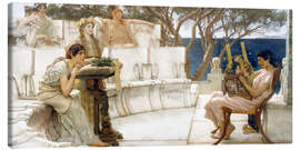 Obraz na płótnie  Sappho and Alcaeus - Lawrence Alma-Tadema