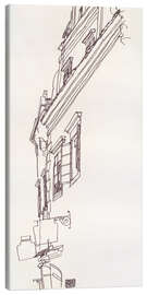 Obraz na płótnie  Facade of a town house - Egon Schiele