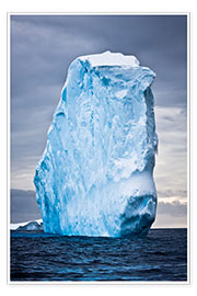 Plakat  Antarctic iceberg in the snow