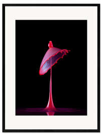 Plakat artystyczny premium w ramie  Water drops TaT - Stephan Geist