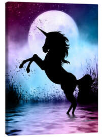 Obraz na płótnie  Unicorn Magic - Dolphins DreamDesign