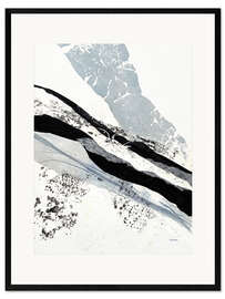 Plakat artystyczny premium w ramie  Silver leaf threads - Jan Sullivan Fowler