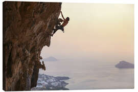 Obraz na płótnie  Climber on Kalymnos - Greece