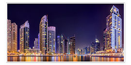 Plakat  Dubai marina bay