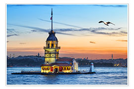 Plakat  Maiden's Tower on the Bosphorus