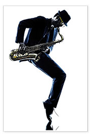 Plakat Jazz saxophone