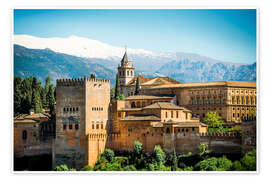 Plakat  Alhambra in Granada