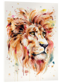 Obraz na szkle akrylowym  All Things Majestic (Lion) - Sillier Than Sally