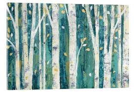Obraz na szkle akrylowym  Birches in Spring - Julia Purinton
