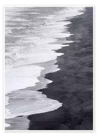 Plakat  North Atlantic coast during the winter, Solheimasandur - Martin Zwick