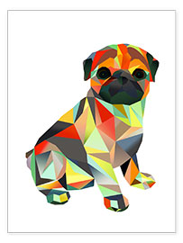 Plakat  Molly Pug 2 - Miss Coopers Lounge