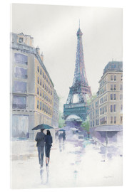 Obraz na szkle akrylowym  Walking in the Rain - Avery Tillmon