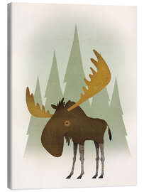 Obraz na płótnie  Forest moose - Ryan Fowler