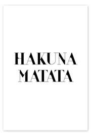 Plakat Hakuna Matata