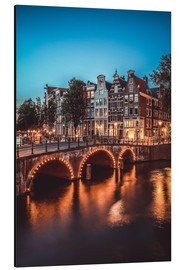 Obraz na aluminium  Evening walk Amsterdam, Netherlands - Sören Bartosch