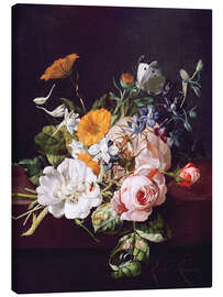 Obraz na płótnie  Vase of Flowers - Rachel Ruysch