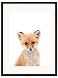Plakat artystyczny premium w ramie  Baby fox - Sisi And Seb
