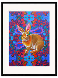 Plakat artystyczny premium w ramie  Rabbits - Jane Tattersfiel